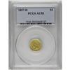Image 3 : 1857-D G$1 AU58 PCGS. Population: 12 in
