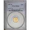 Image 3 : 1857-D G$1 MS61 PCGS. Variety 9-L. A lu