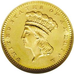 1886 G$1 MS67 Prooflike NGC. The 1886 w