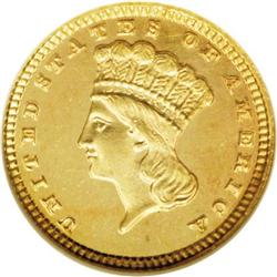 1882 G$1 PR65 Deep Cameo ANACS. Of the 
