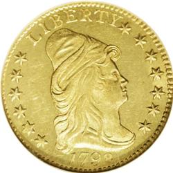 1798 $2 1/2 Close Date MS64 NGC. Four B