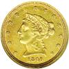 Image 1 : 1840 $2 1/2 AU55 NGC. Still lustrous be