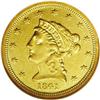 Image 1 : 1841-D $2 1/2 AU55 NGC. Variety 2-C. Th