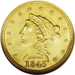1845 $2 1/2 MS65 NGC. Even though this 