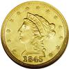 Image 1 : 1845 $2 1/2 MS65 NGC. Even though this 