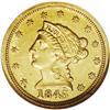 Image 1 : 1845-D $2 1/2 AU55 NGC. Variety 6-I. Pr
