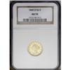 Image 3 : 1845-D $2 1/2 AU55 NGC. Variety 6-I. Pr