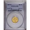 Image 3 : 1847-D $2 1/2 AU58 PCGS. One of the mos