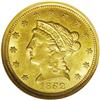Image 1 : "1852-O $2 1/2 MS61 NGC. Breen-6219, ""Ve"