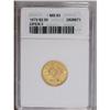 Image 1 : 1873 $2 1/2 Open 3 MS63 ANACS. This met