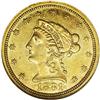 Image 1 : 1881 $2 1/2 AU55 NGC. An exceedingly ra