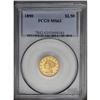 Image 1 : 1890 $2 1/2 MS63 PCGS. Well struck with
