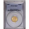 Image 3 : 1899 $2 1/2 MS67 PCGS. The attributes o