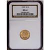 Image 1 : 1900 $2 1/2 MS64 NGC. An intricately st