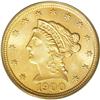 Image 1 : 1900 $2 1/2 MS66 PCGS. Rich orange and 