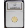 Image 3 : 1907 $2 1/2 MS65 NGC. Flashy luster und
