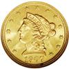 Image 1 : 1907 $2 1/2 MS67 NGC. Although not at a