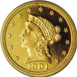 1901 $2 1/2 PR66 Deep Cameo PCGS. It is