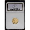 Image 3 : 1912 $2 1/2 MS64 NGC. A lovely example 