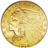Image 1 : 1914-D $2 1/2 MS64 PCGS. Frosty luster 