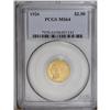 Image 1 : 1926 $2 1/2 MS64 PCGS. Boldly struck an