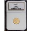 Image 1 : "1926 $2 1/2 MS64 NGC. Crisply struck, i"