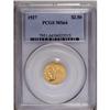 Image 1 : 1927 $2 1/2 MS64 PCGS. Mustard-gold col