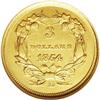 Image 2 : 1854-D $3 --Repaired--ANACS. AU50 Detai