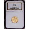 Image 1 : 1878 $3 AU58 NGC. Bright peach-gold sur