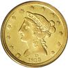 Image 1 : 1839-D $5 AU50 PCGS. Variety 2-A. Only 