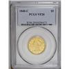 Image 1 : 1840-C $5 VF20 PCGS. Both sides exhibit
