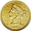 Image 1 : 1842-D $5 Large Date AU53 NGC. Variety 