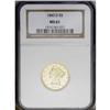 Image 3 : 1843-D $5 Medium D MS61 NGC. Variety 10