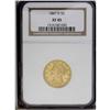 Image 3 : 1847-D $5 XF45 NGC. Variety 16-M. On th