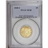 Image 1 : 1848-C $5 XF40 PCGS. A pleasing example