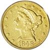 Image 1 : 1848-C $5 XF45 PCGS. Variety 11-E. Subt