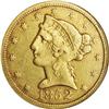 Image 1 : "1852-C $5 VF35 NGC. Variety 19-H, the s"