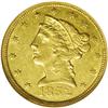 Image 1 : 1852-C $5 AU55 NGC. Variety 18-H. The c