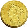 Image 1 : 1852-C $5 MS62 NGC. Variety 18-H. Attra