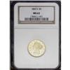 Image 3 : 1852-C $5 MS62 NGC. Variety 18-H. Attra
