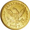 Image 2 : 1853-D $5 Large D MS61 NGC. Variety 29-