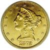 Image 1 : 1872-CC $5 AU55 PCGS. The 1872-CC is a 