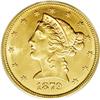 Image 1 : 1879-S $5 MS65 PCGS. A surprisingly dif