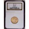 Image 1 : 1881 $5 MS64 NGC. This sharply struck a