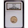 Image 3 : 1909-D $5 MS63 NGC. Boldly impressed th