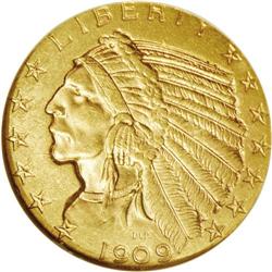 1909-D $5 MS63 NGC. The 09-D is often r