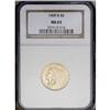 Image 3 : 1909-D $5 MS63 NGC. With a complete str