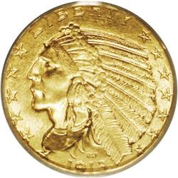 "1913 $5 MS64 PCGS. Like the 1912, to wh"