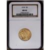 Image 1 : 1914 $5 MS62 NGC. A very pleasing coin 