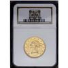Image 1 : 1849 $10 AU58 NGC. Bright peach-gold su